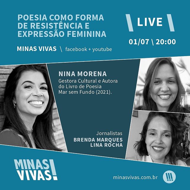 [Live] Poesia como forma de resistência e expressão feminina - Minas Vivas!