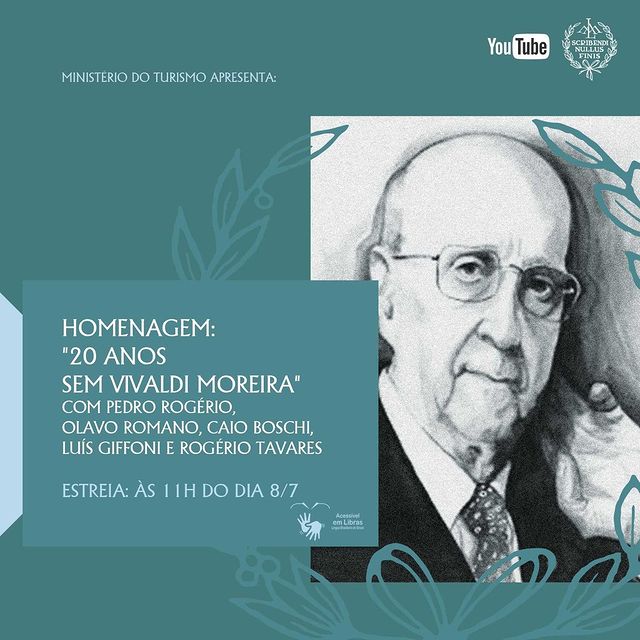 Divulgação/Instagram Homenagem: 20 anos sem Vivaldi Moreira - AML