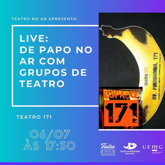 [Live] De papo no ar com o grupo Teatro 171