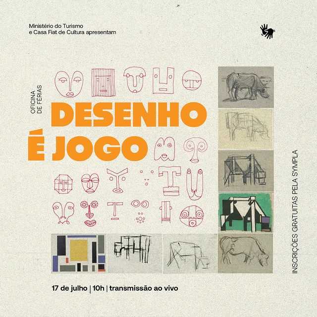 Oficina: "Desenho é jogo" - Casa Fiat de Cultura