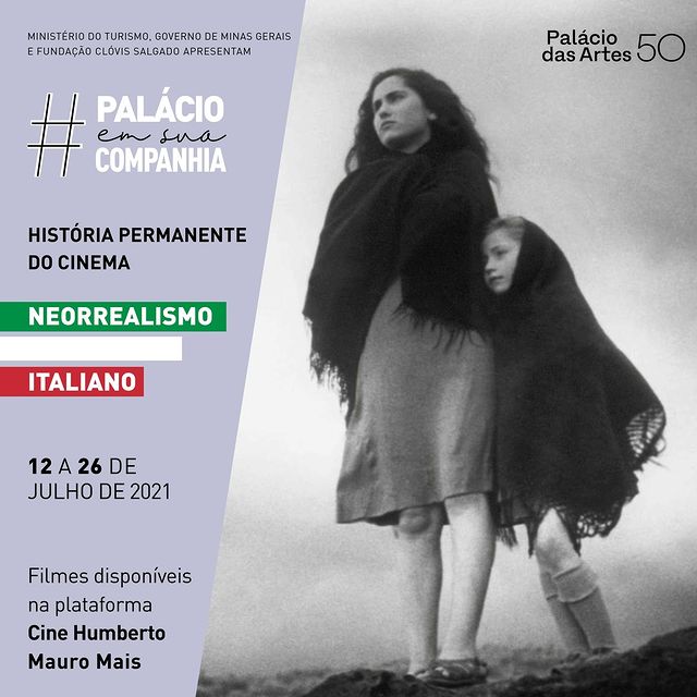 Divulgação/Instagram História Permanente do Cinema: Neorrealismo Italiano - Fundação Clóvis Salgado