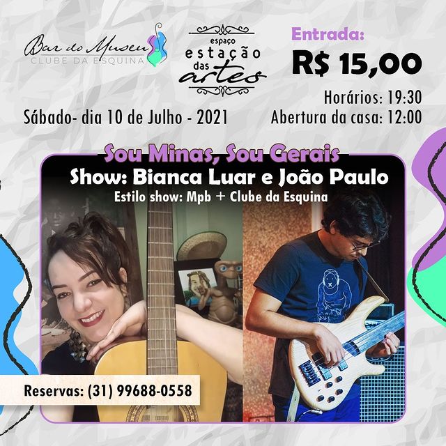 Sou Minas, Sou Gerais: Bianca Luar e João Paulo - Bar do Museu Clube da Esquina