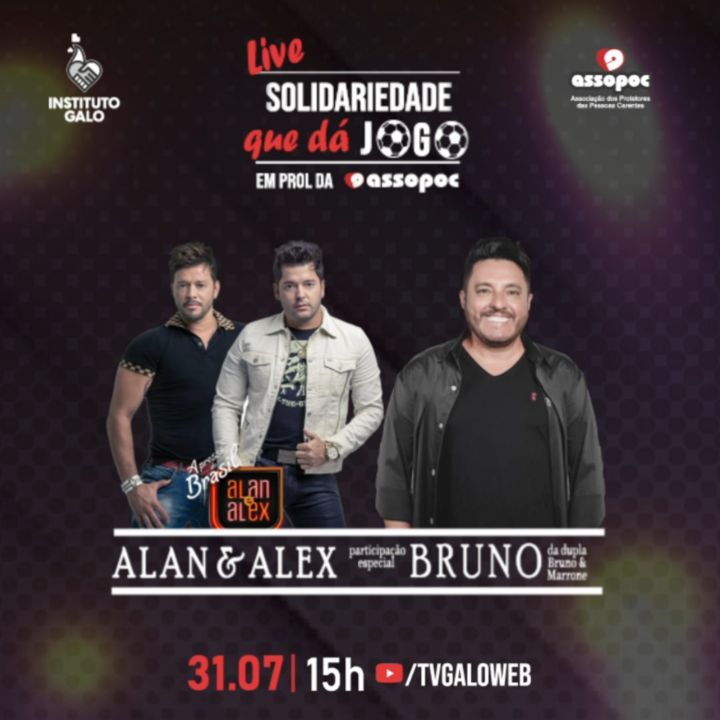 Live "Solidariedade Que dá Jogo"