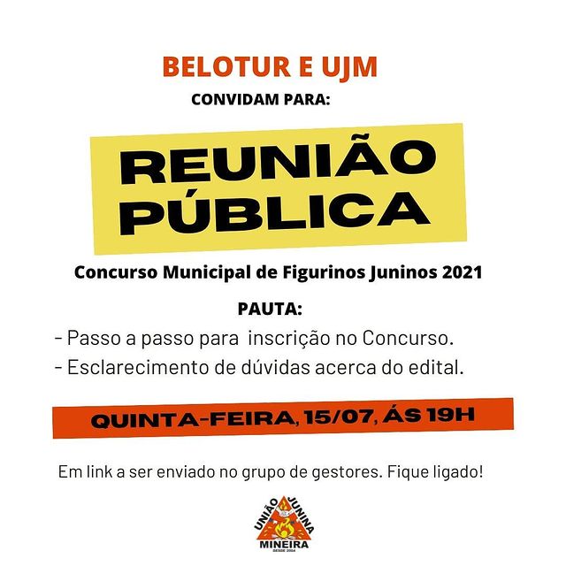 Reunião Pública: Concurso Municipal de Figurinos Juninos 2021