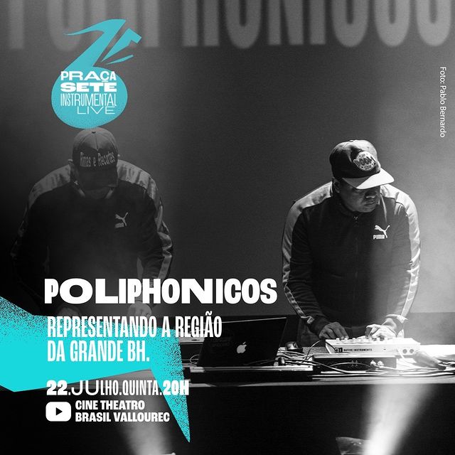 Divulgação/Instagram Show: Projeto Poliphonicos - Cine Theatro Brasil Vallourec