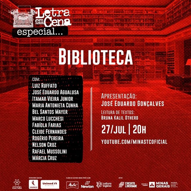 Reprodução/Instagram Letra em Cena. Como ler…"Biblioteca" - MTCC