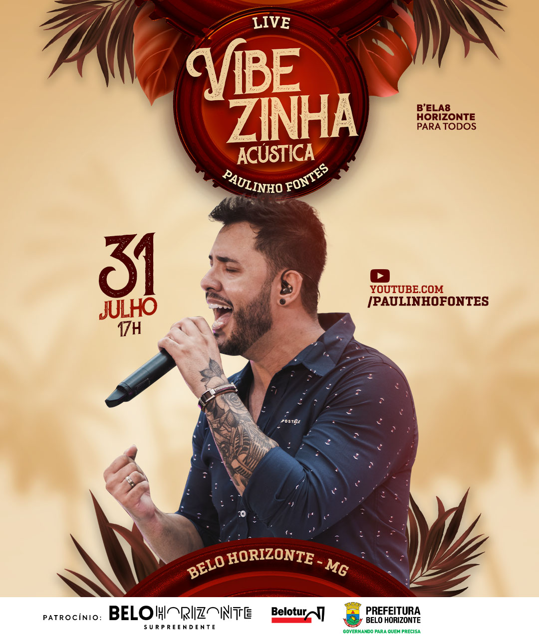 Live: Vibezinha Acústica Paulinho Fontes