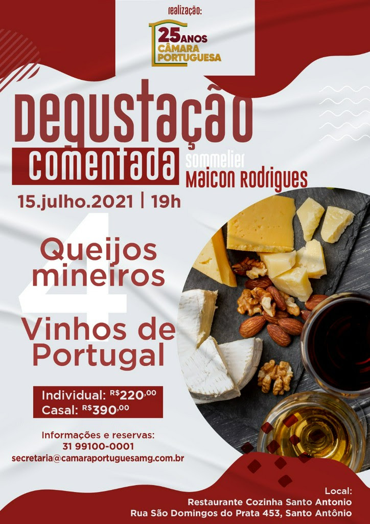 Convite: Degustação comentada Queijos Mineiros