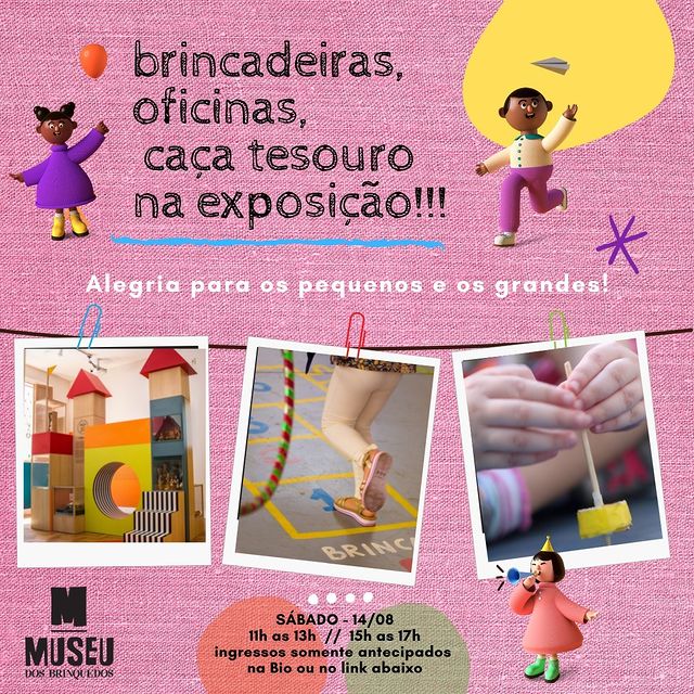 Reprodução: Instagram Brincadeiras - Museu dos Brinquedos