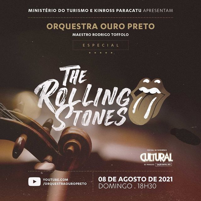 Concerto Orquestra Ouro Preto – Especial The Rolling Stones