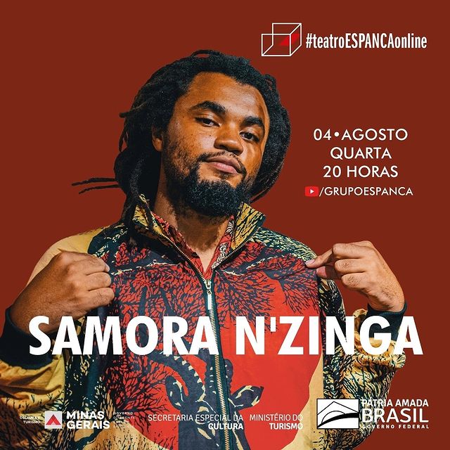 Reprodução: Instagram Show Samora N'zinga - Grupo Espanca!