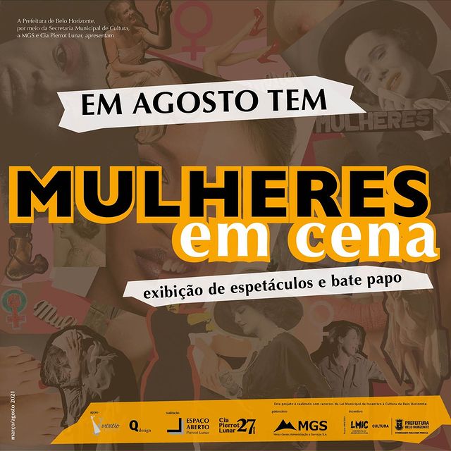 Reprodução: Instagram Mulheres em Cena - Espaço Aberto Pierrot Lunar