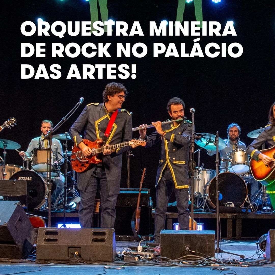 Divulgação/Instagram Orquestra Mineira de Rock - Palácio das Artes