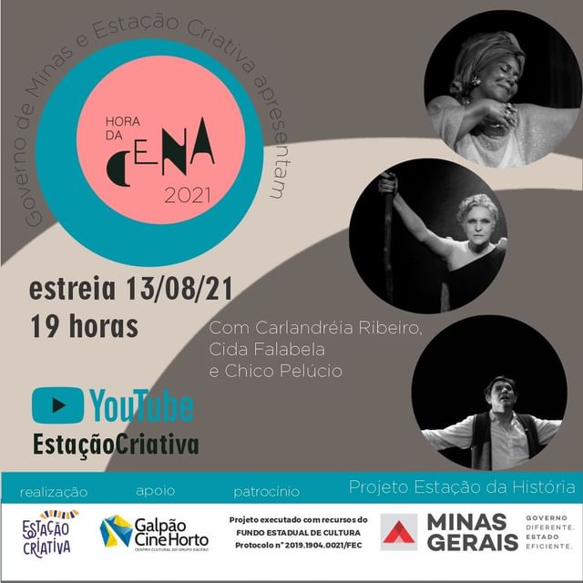 Reprodução: Instagram HORA DA CENA - Projeto Estação da História