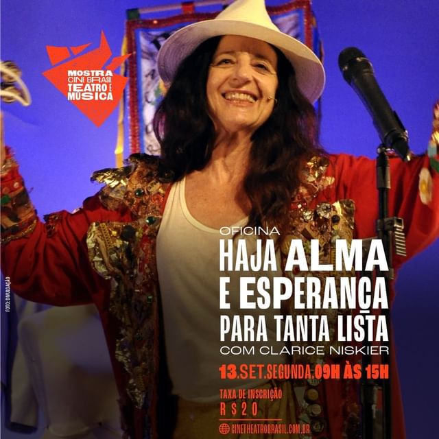 Oficina “Haja alma e esperança para tanta lista” - Cine Theatro Brasil
