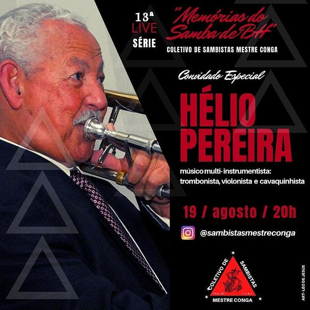 Live Série "Memórias do Samba de BH" com Hélio Pereira
