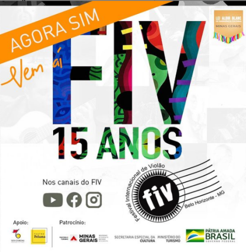 Divulgação/Instagram FIV BH - Festival Internacional de Violão