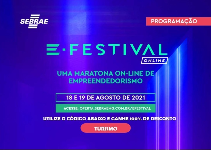 Reprodução: Instagram E-Festival 2021 - Sebrae Minas