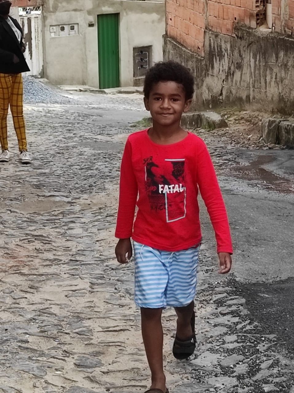 O pequeno Luan, de apenas 7 anos, participa do filme e da sessão comentada 