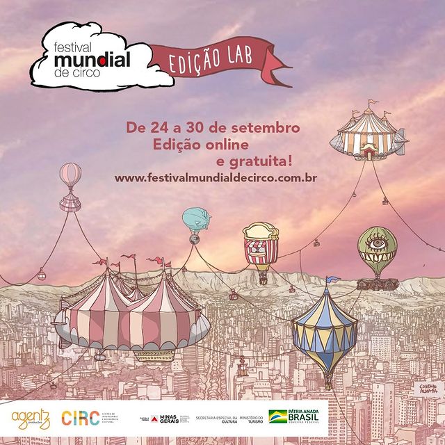 Reprodução: Instagram Festival Mundial de Circo - 2ª Edição virtual