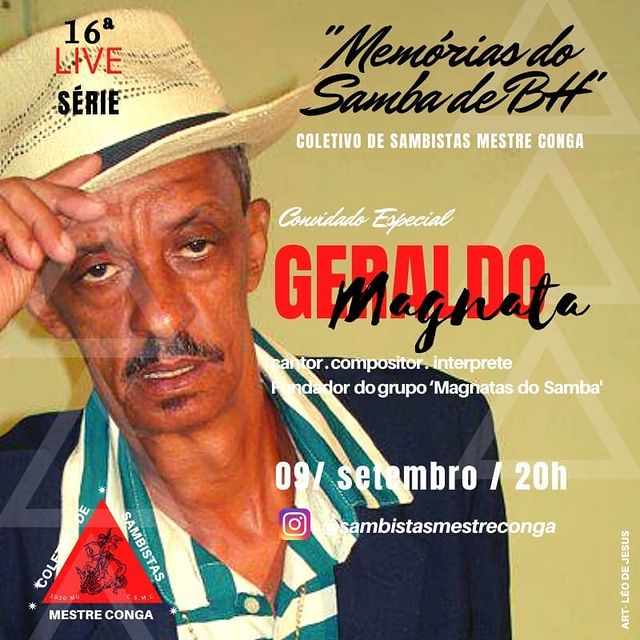 Live Série "Memórias do Samba de BH" com Geraldo Magnata