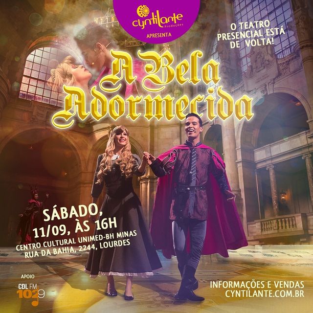 Cyntilante Produções "Teatro infantil" - Centro Cultural Unimed-BH Minas