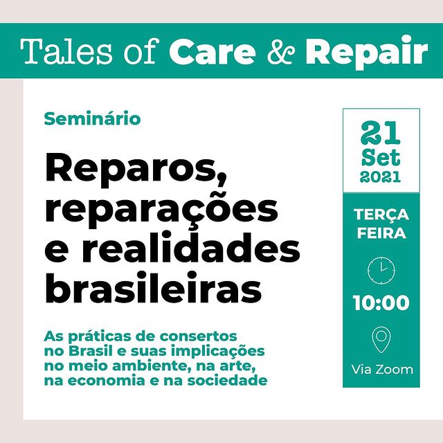 Seminário virtual: “Reparos, reparações e realidades brasileiras" - Projeto Gambiologia