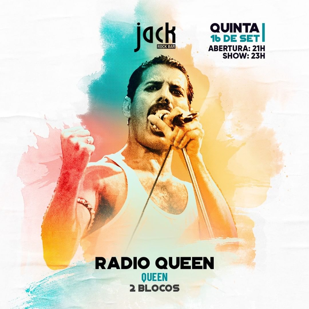 Reprodução: Instagram Show Banda Rádio Queen - Jack Rock Bar