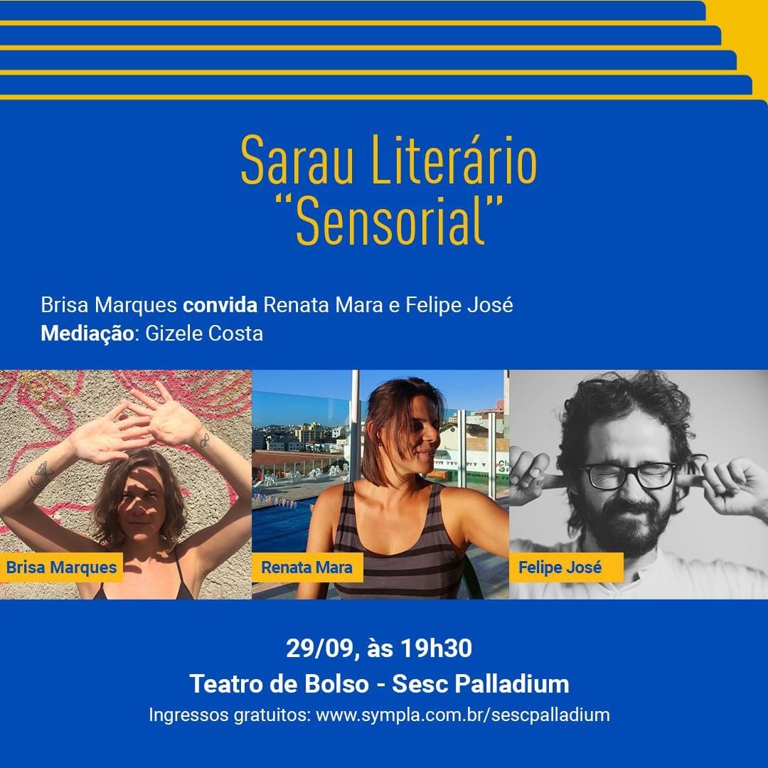 Sarau Literário "Sensorial" - Sesc Palladium
