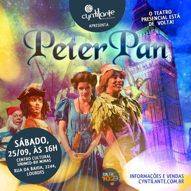 Espetáculo "Peter Pan" - Cyntilante Produções