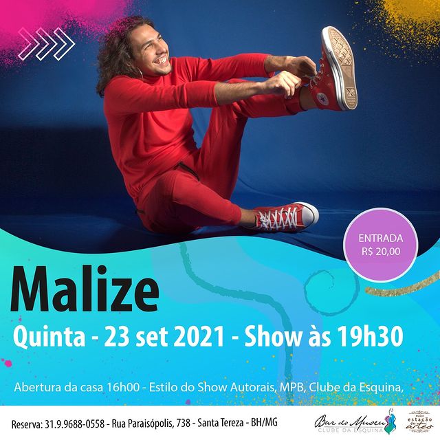 Show Malize - Bar do Museu Clube da Esquina