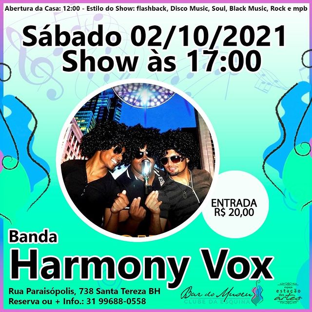 Show Harmony Vox - Bar do Museu Clube da Esquina