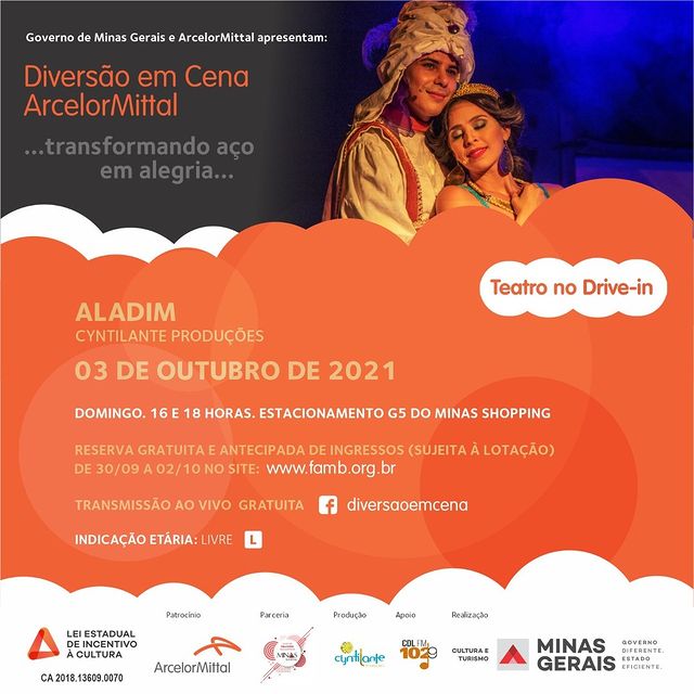 Aladim: Pocket Show - Diversão em Cena ArcelorMittal