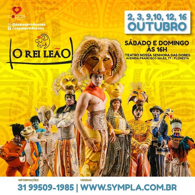Espetáculo "O Rei Leão" - Copas Produções Artística