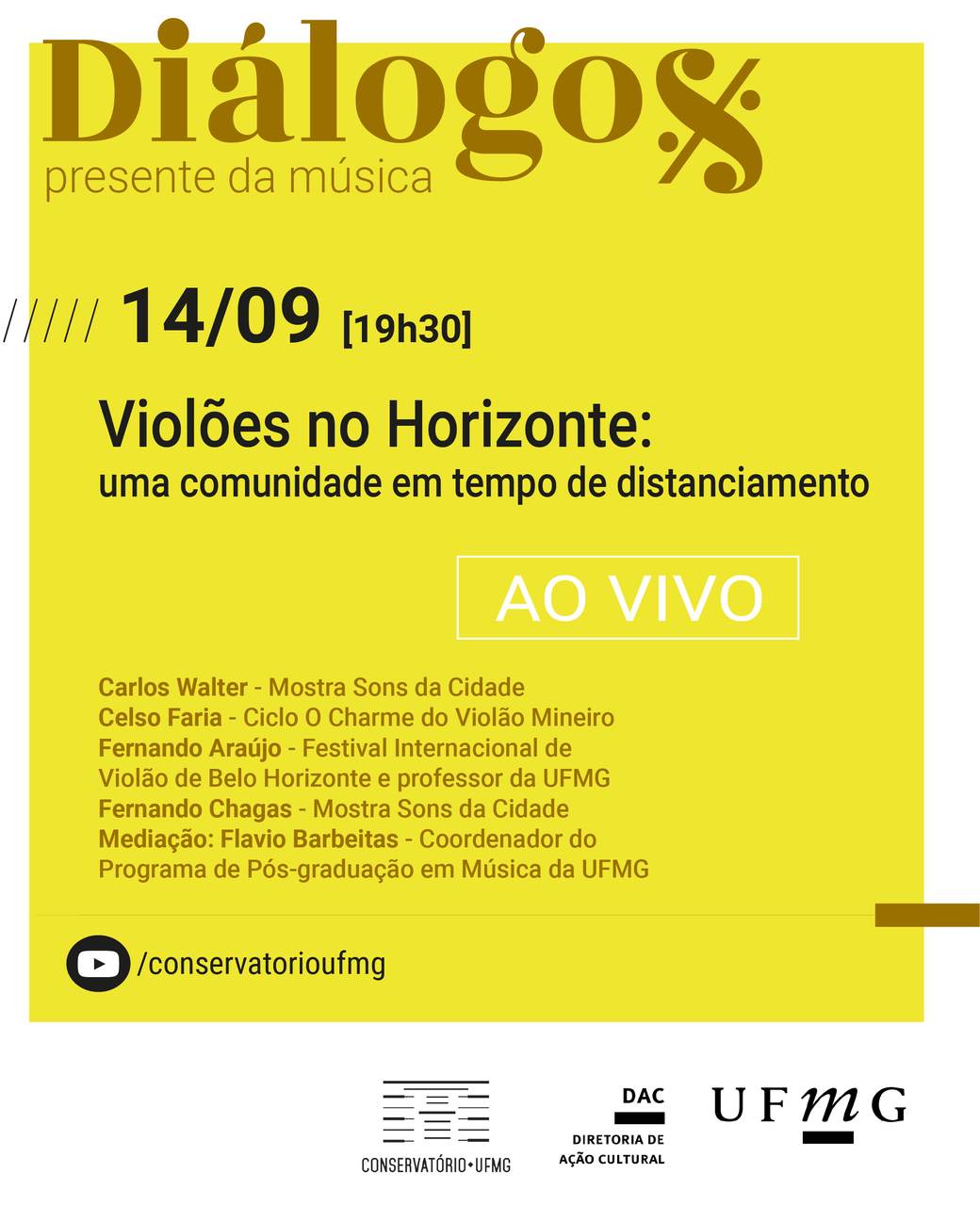 Diálogos: o presente da música - Conservatório UFMG 