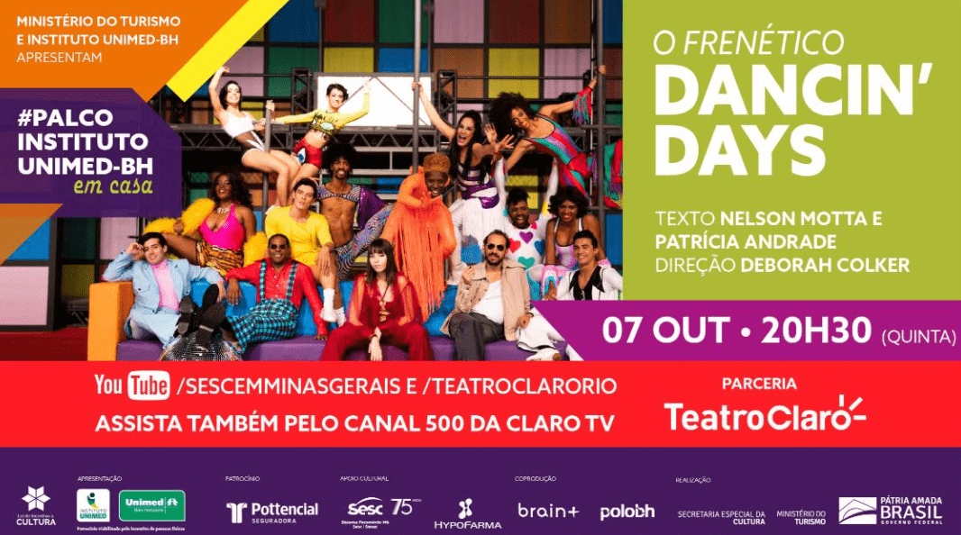 Espetáculo "O Frenético Dancin´Days" - Instituto Unimed BH