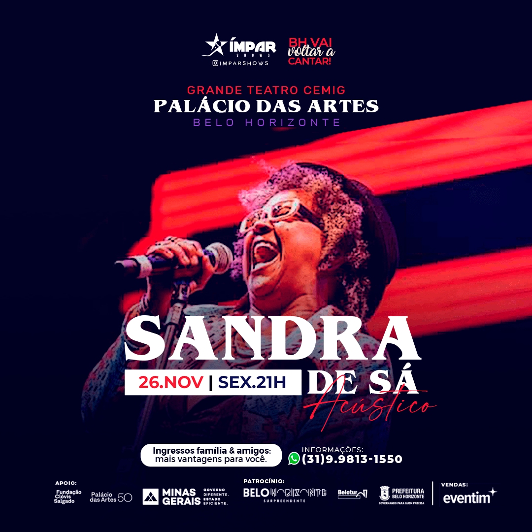 BH Vai Voltar a Cantar - Sandra de Sá