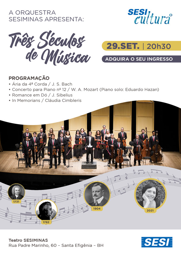 Concerto: Três Séculos de Música - Orquestra SESIMINAS