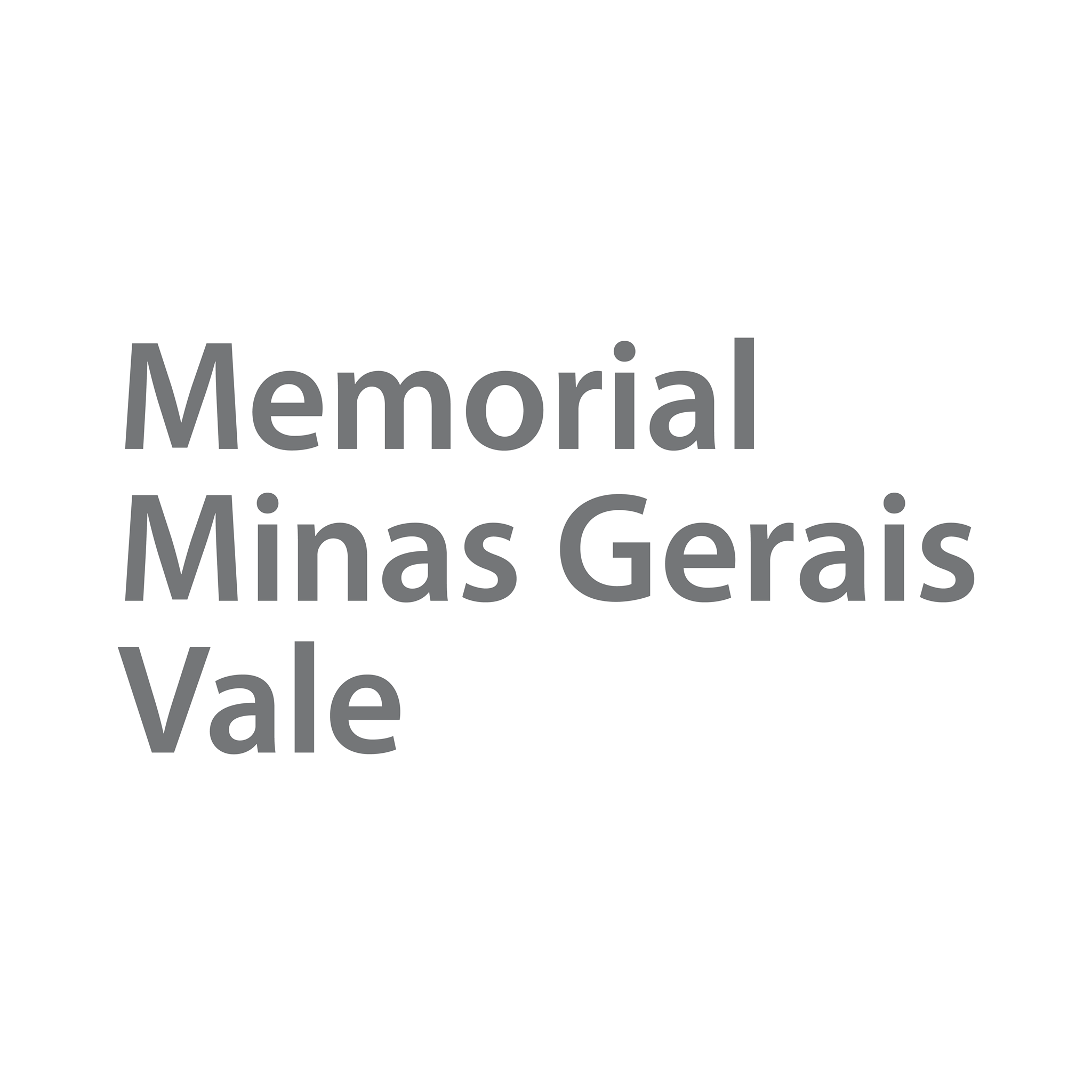 Exposição: "Estudos Cartas" - Memorial Vale