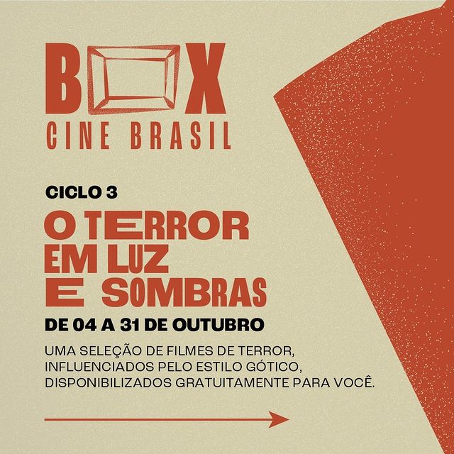 Box Cine Brasil: "O Terror em Luz e Sombras" - Cine Theatro Brasil Vallourec