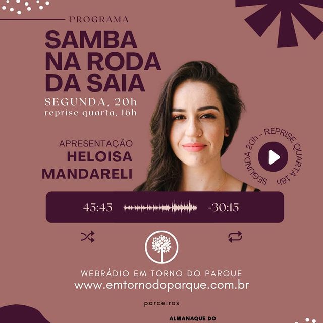 Reprodução: Instagram Samba na Roda da Saia com Heloisa Mandareli