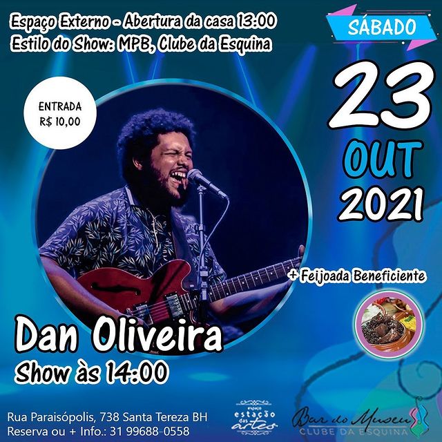 Show Dan Oliveira - Bar do Museu Clube da Esquina
