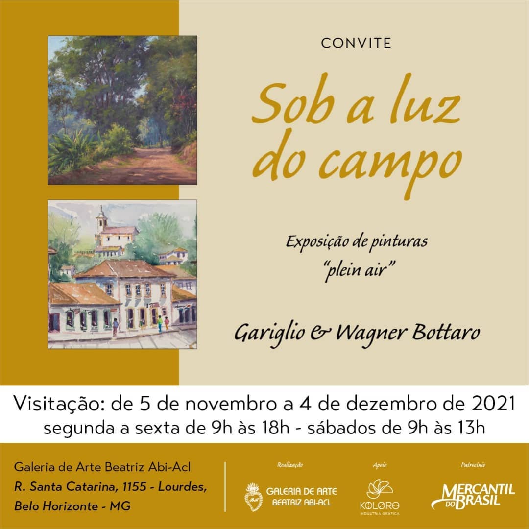 Divulgação/Instagram Exposição: Sob a Luz do Campo - Galeria Beatriz Abi-Acl