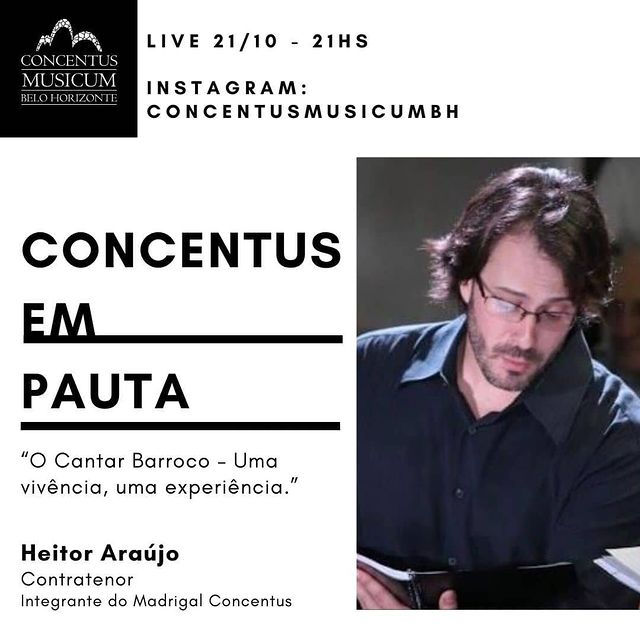 Concentus em Pauta "O Cantar Barroco - Uma vivência, uma experiência" 