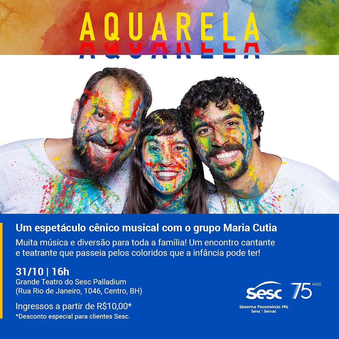 Aquarela: um espetáculo cênico musical - Sesc Palladium