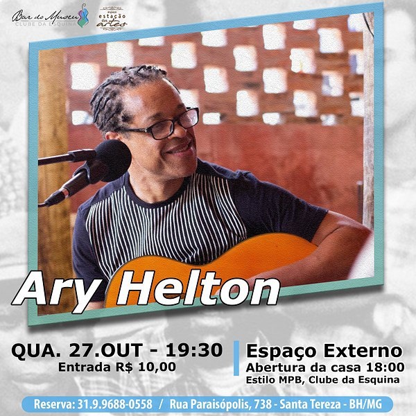 Show Ary Helton - Bar do Museu Clube da Esquina