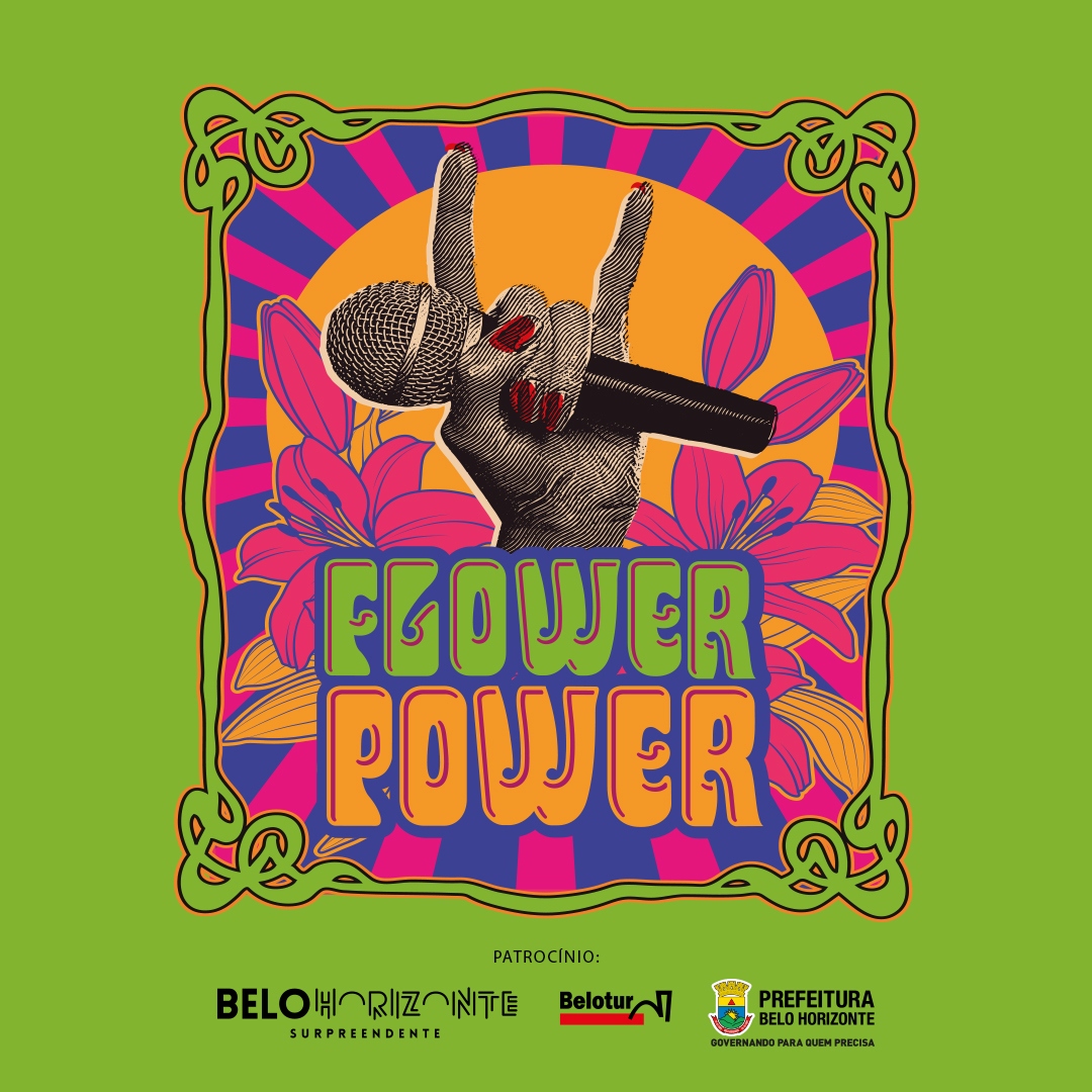 Divulgação/Belotur Flower Power - Circuito Praça da Estação
