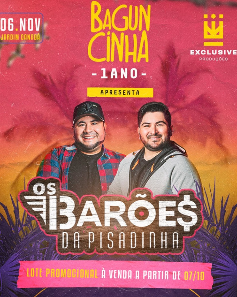 Divulgação/Star 415 Show: Os Barões da Pisadinha - Baguncinha