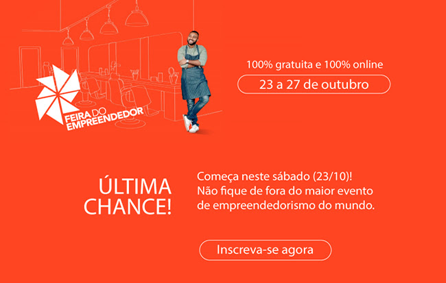 Reprodução evento Feira do Empreendedor 2021 - Sebrae - Online