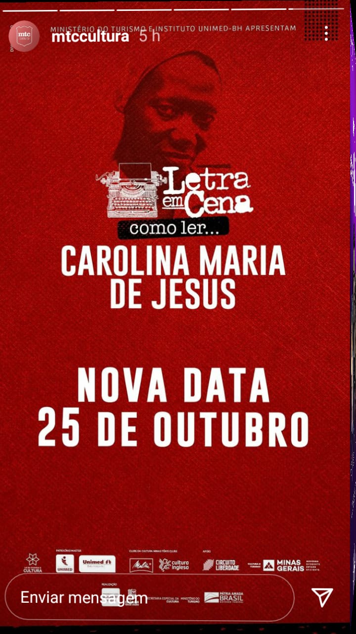Letra em Cena : Como ler... "Carolina Maria de Jesus" - MTC Cultura